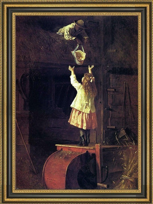 Thomas Waterman Wood Fresh Eggs Framed Premium Canvas Print, 16"x24"