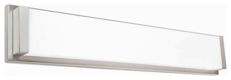 Metro LED Energy Star Bathroom Vanity and Wall Light, Brushed Nickel