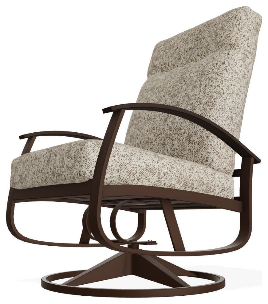 Belle Isle Cushion Deep Seat Outdoor Swivel Rocker, Restore Sparrow/Kona