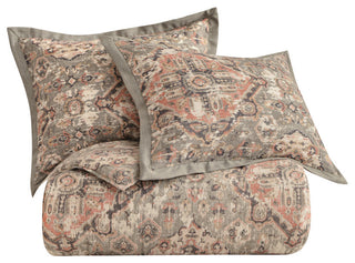 3-Piece Carmen Vintage Kilim Comforter Set, Super King