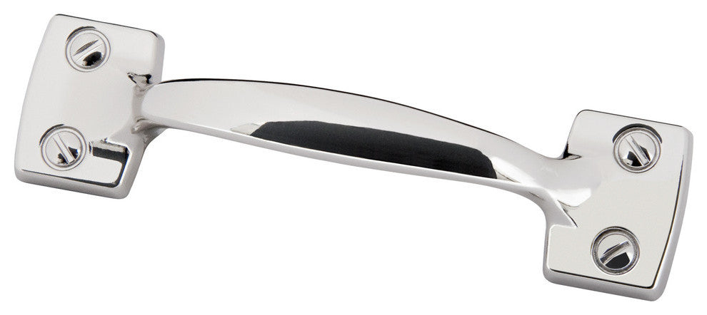 Sumner Street Home Hardware Jackson B Pull, Polished Nickel