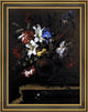 Bartolome Perez Vase of Flowers Framed Premium Canvas Print, 18"x24"
