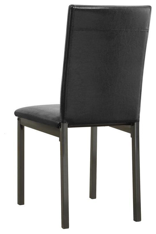 Garza Upholstered Dining Chairs Black (Set of 2)