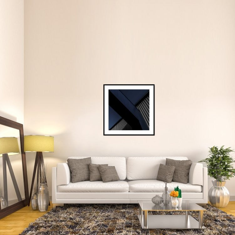 "The X Factor" Framed Digital Print by Gilbert Claes, 38"x38"