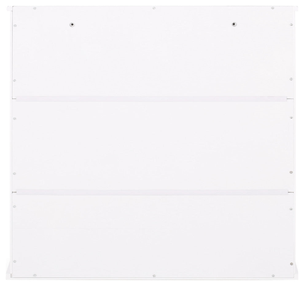 Meader Wall-Mounted Bathroom Storage Cabinet, White
