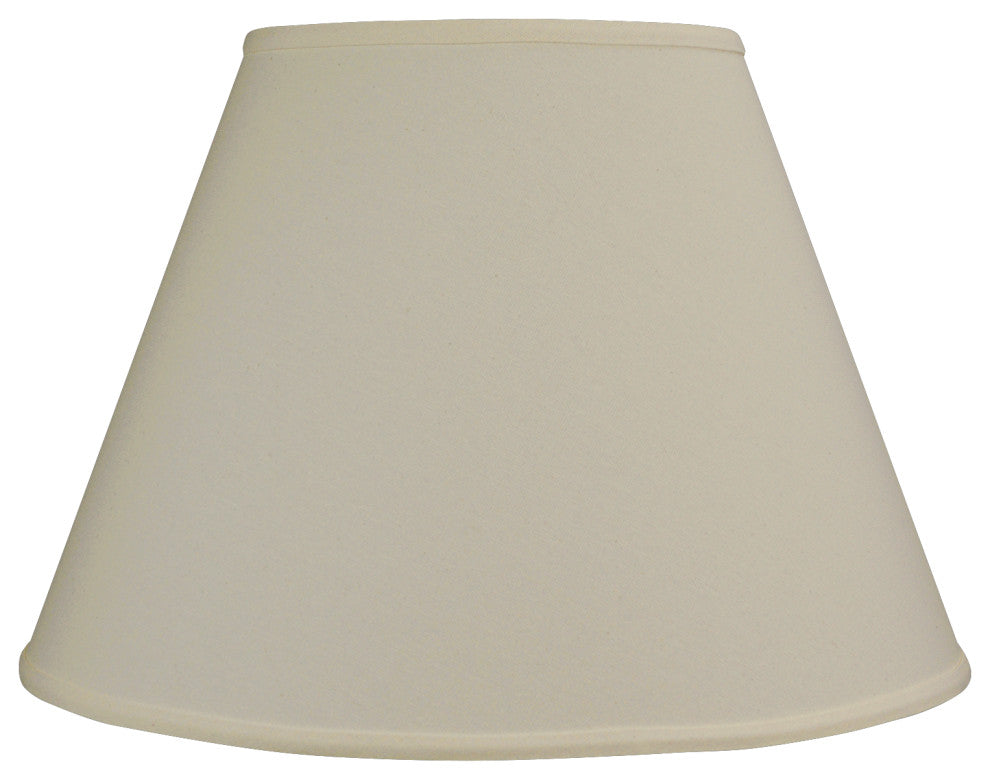FenchelShades Round Lampshade 10"x20"x14", Linen Beige Homespun