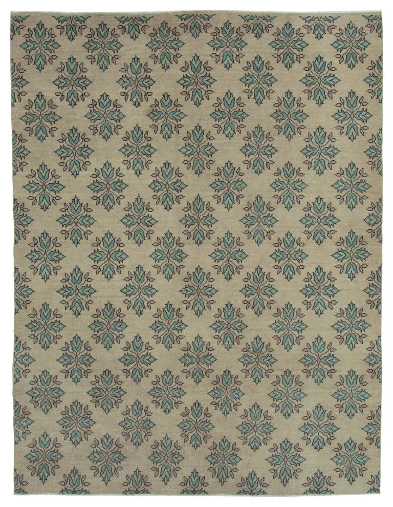 Rug N Carpet - Handwoven Oriental 7' 0'' x 9' 4'' Unique Vintage Rug
