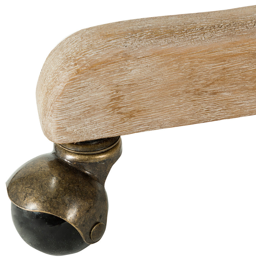 Swivel Task Chair With Tufted Back, Ivory