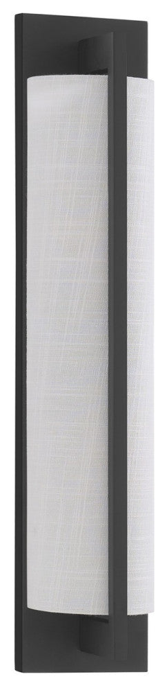Carver 2-Light Wall Sconce, Matte Black