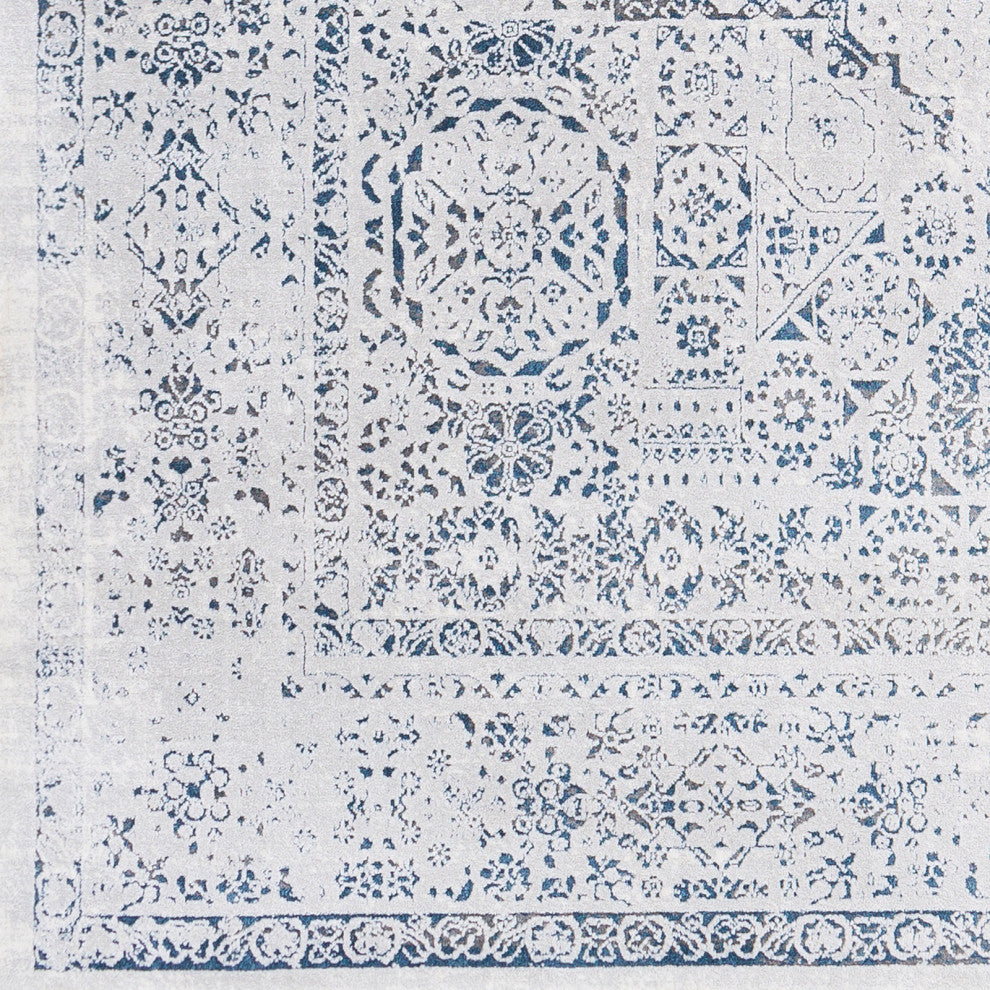Aisha AIS-2318 Rug, Charcoal, 7'10" Round