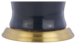 Julian 29" Ceramic Table Lamp, Navy
