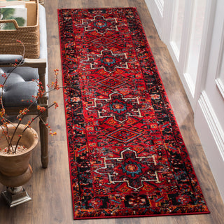 Safavieh Vintage Hamadan Colllection, VTH211 Rug, Red/Multi, 2'3"x8'