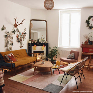 Abstract Woolable Rug