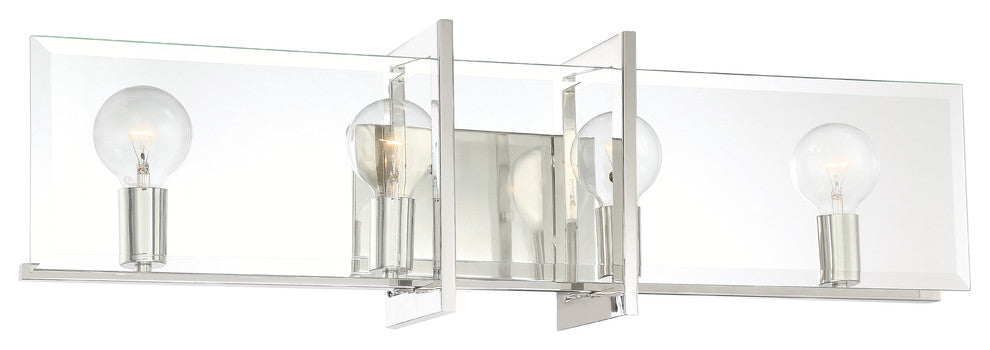 Ethan 4 Light Bath, Polished Nickel