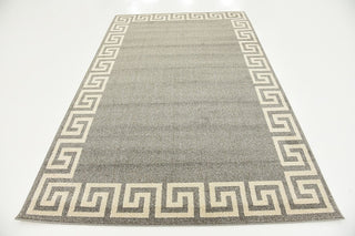 Unique Loom Gray Athens Modern 5' 0 x 8' 0 Area Rug