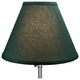 Fenchel Shades, 5"x12"x9" Spider Attachment Empire Lamp Shade, Linen Hunter Gree