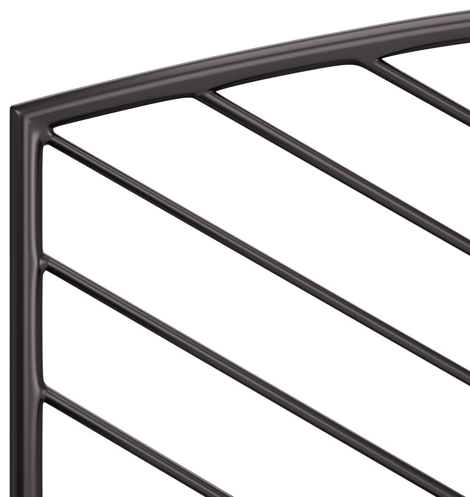 Hillsdale Essex Metal Queen Bed With Arched Chevron Spindle Design