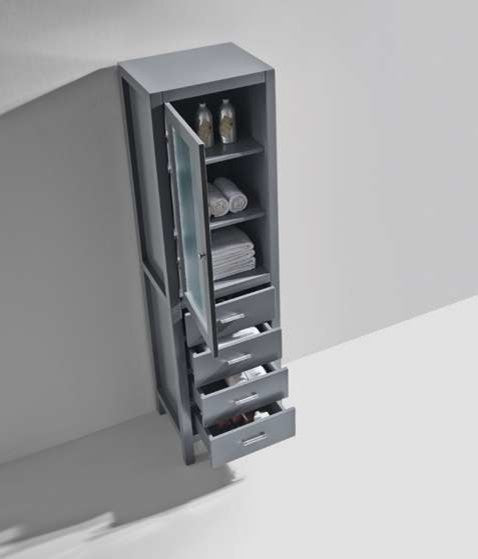 Wellmont 20" Linen Cabinet, Gray