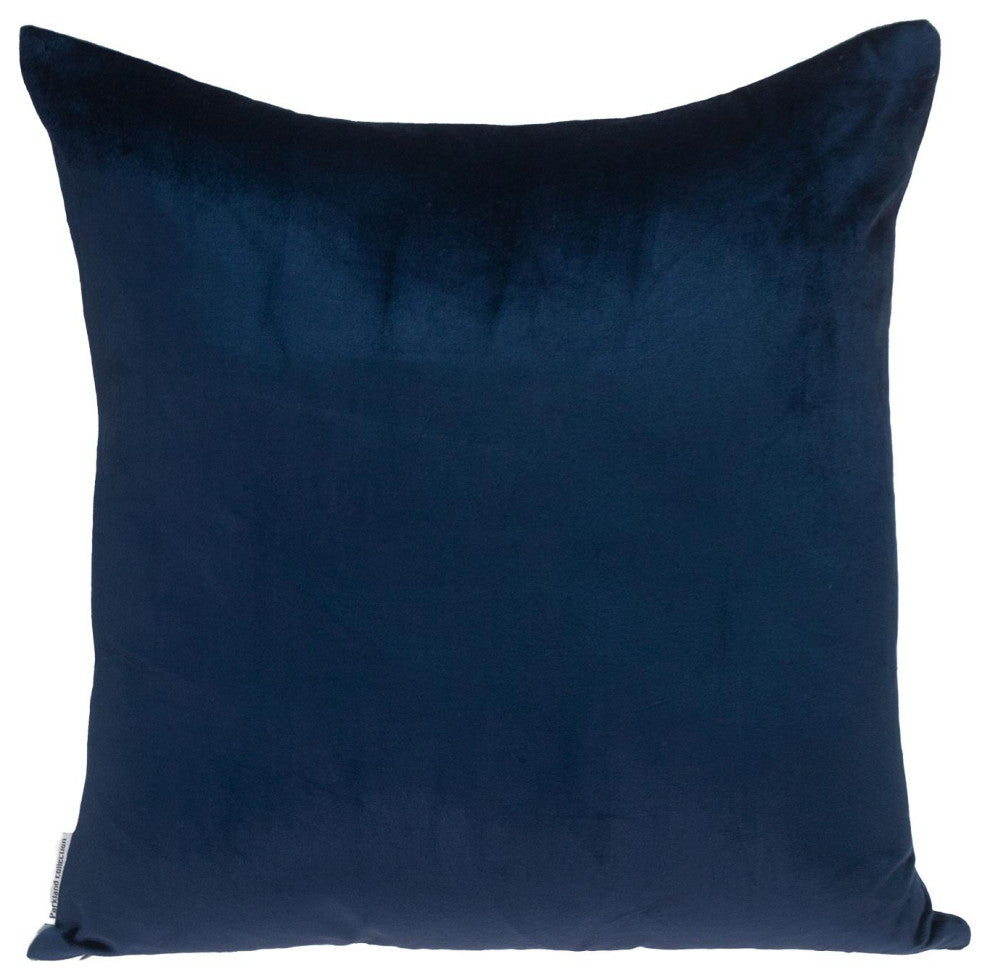Parkland Collection Nerine Blue/Navy Throw Pillow