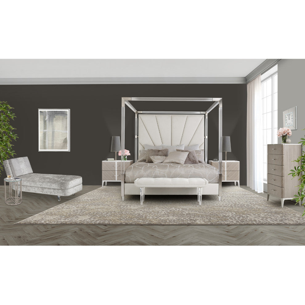 AICO Furniture Lanterna 3 Piece King Bedroom Set