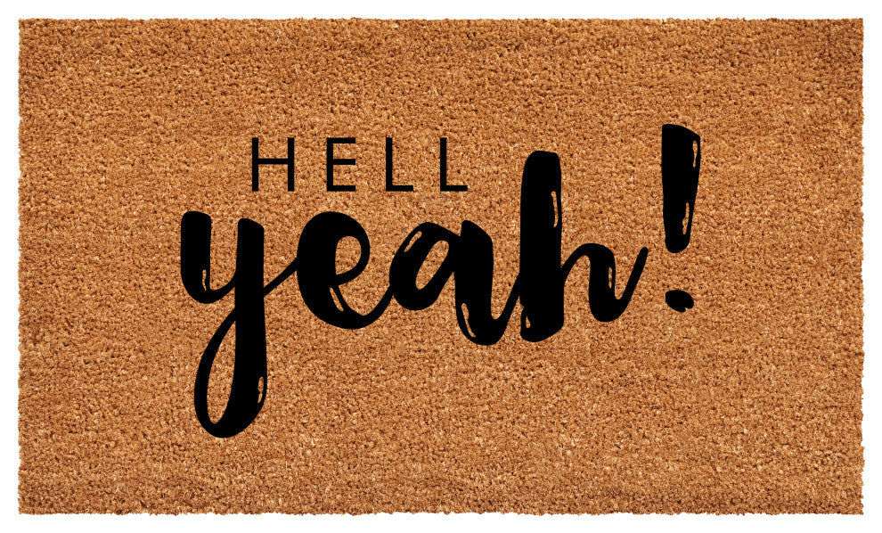 Calloway Mills Hell Yeah Doormat, 24" X 36"