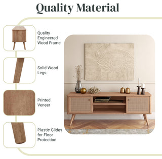 Thelma KD 59.5" Rattan TV Stand