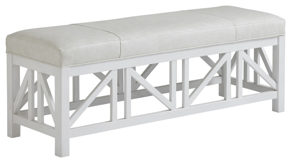 Birkdale Leather Bench