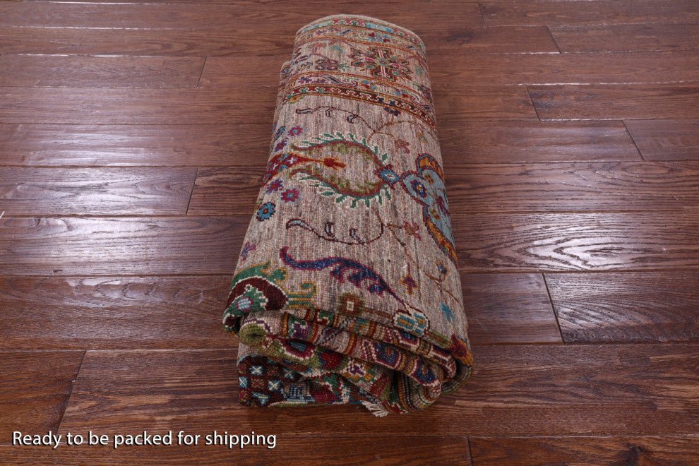 Persian Tabriz Handmade Wool Rug 4' 10" X 6' 4" - Q12196
