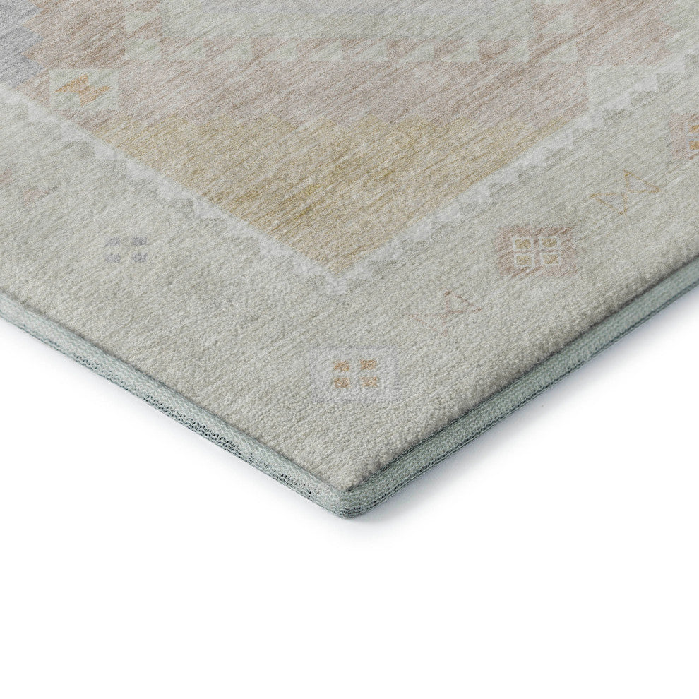 Addison Premium Washable Mayfield AMF177 Ivory 2'3" x 7'6" Runner Rug