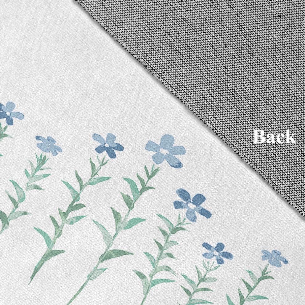 Periwinkle Rug, Blue, 5'x7'