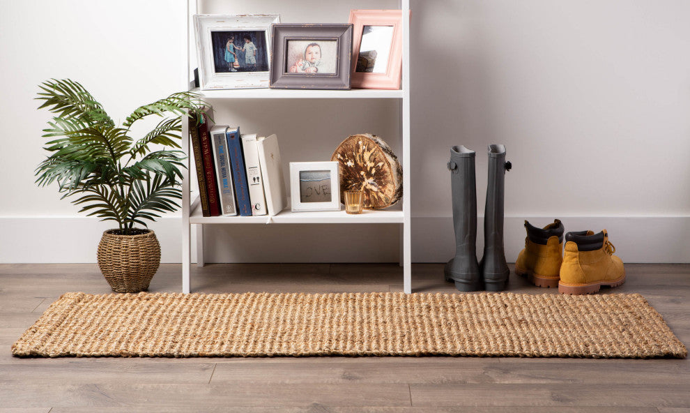 Golden Jute Floor Runner 22X60