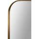 Edwin Irregular Shaped Bronze Wall Mirror