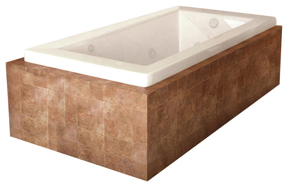 Atlantis Whirlpools Venetian 32 x 72 Rectangular Whirlpool Jetted Bathtub