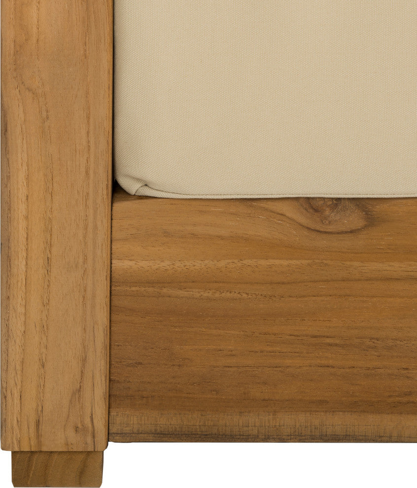 Safavieh Montford Teak 3-Seat Bench