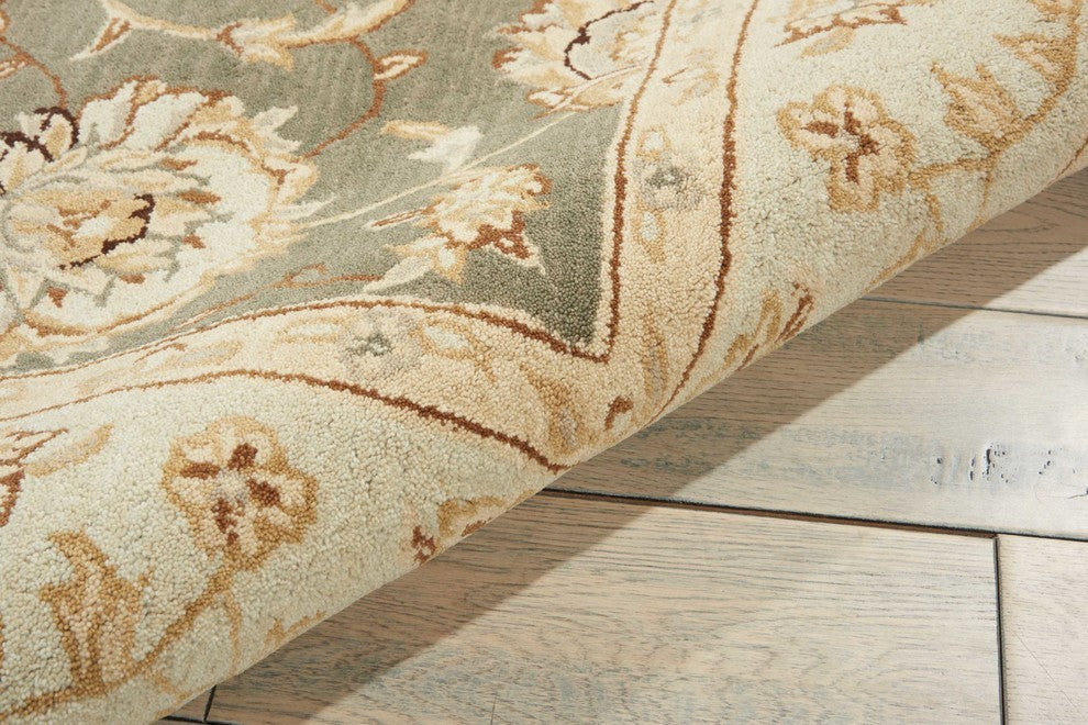 NOURISON HERITAGE HALL SLATE AREA RUG