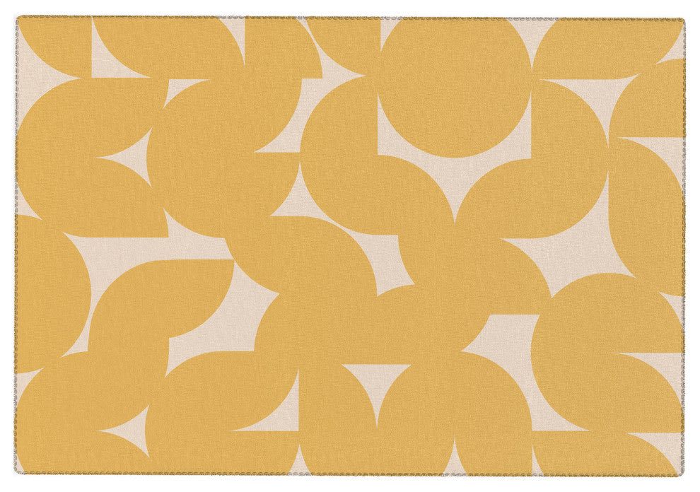 Colour Poems Abstract Shapes Collage IV Area Rug, 8'x10'