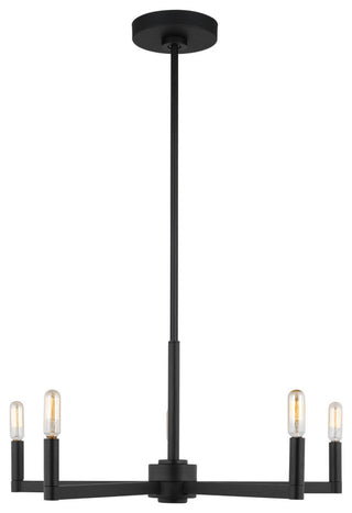 Fullton 5-Light Chandelier, Midnight Black