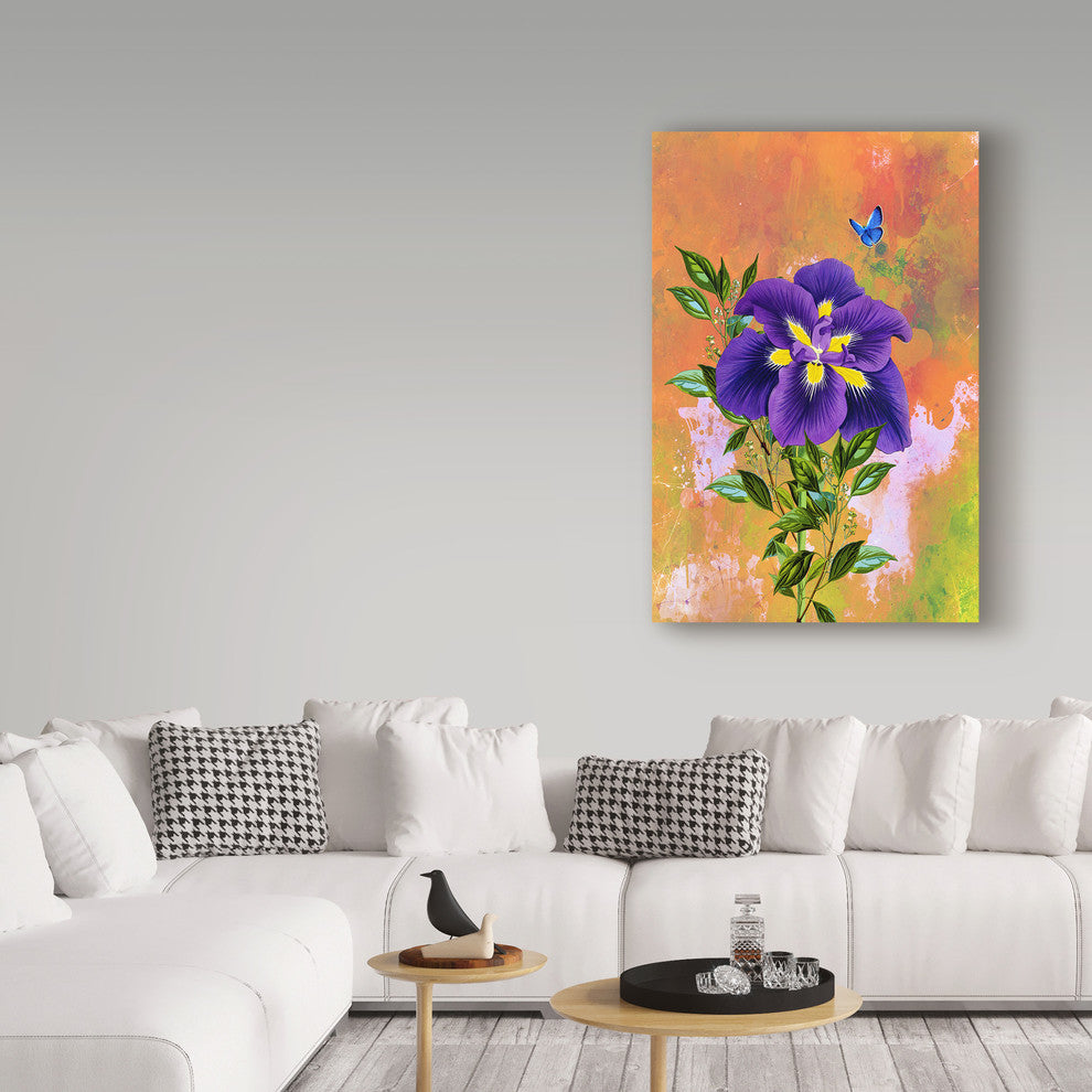 "Purple Flower" by Ata Alishahi, Canvas Art, 12"x19"