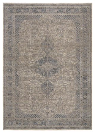 Weave & Wander Gilford Gray 4'x5'3" Power Loomed Area Rug