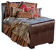 Heartland Striped Wildlife Bedding Set, King