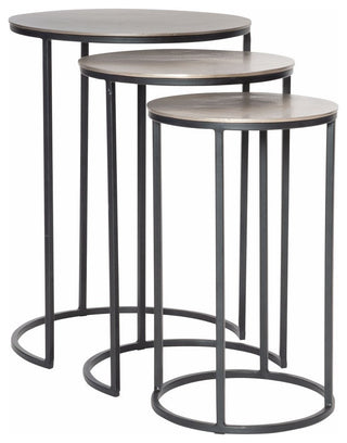 Uttermost Erik Metal Nesting Tables Set of 3 25057