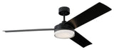 Cirque 56" LED Ceiling Fan Midnight Black