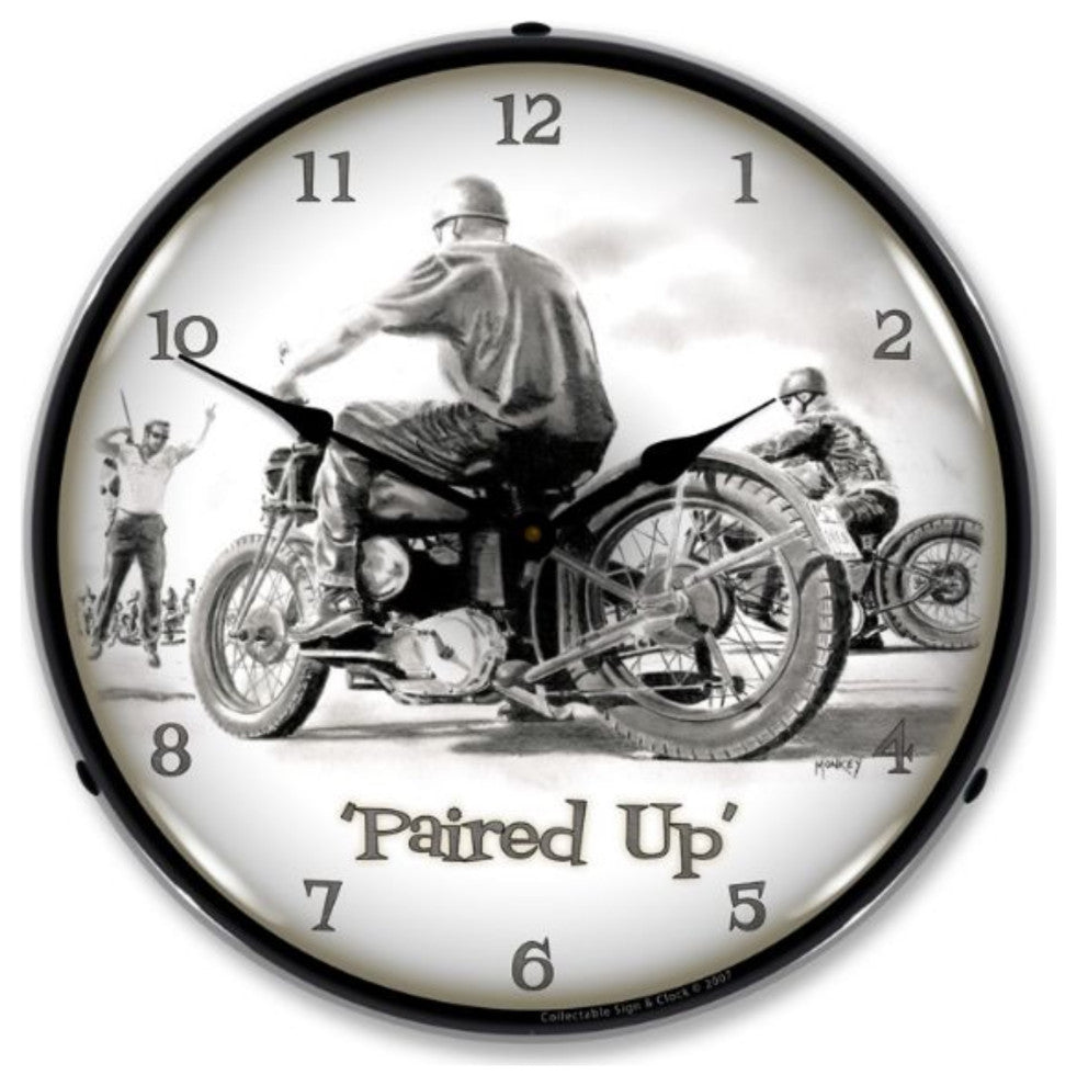 TO711161 Paired Up Clock