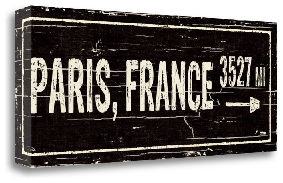 "Destination Signs I" By Pela Studio, Giclee Print on Gallery Wrap Canvas
