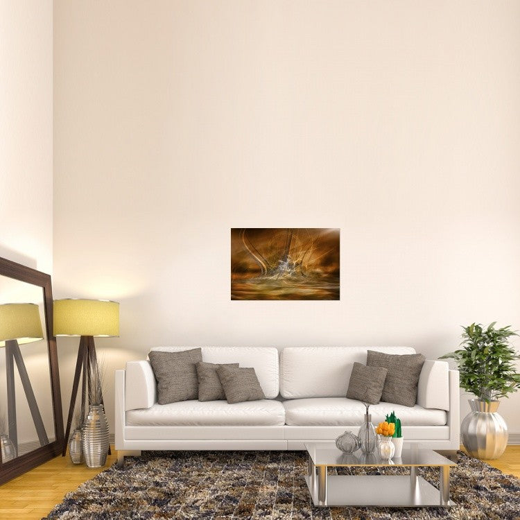 "The Rising" Stretched Canvas Giclee by Willy Marthinussen, 36x24"