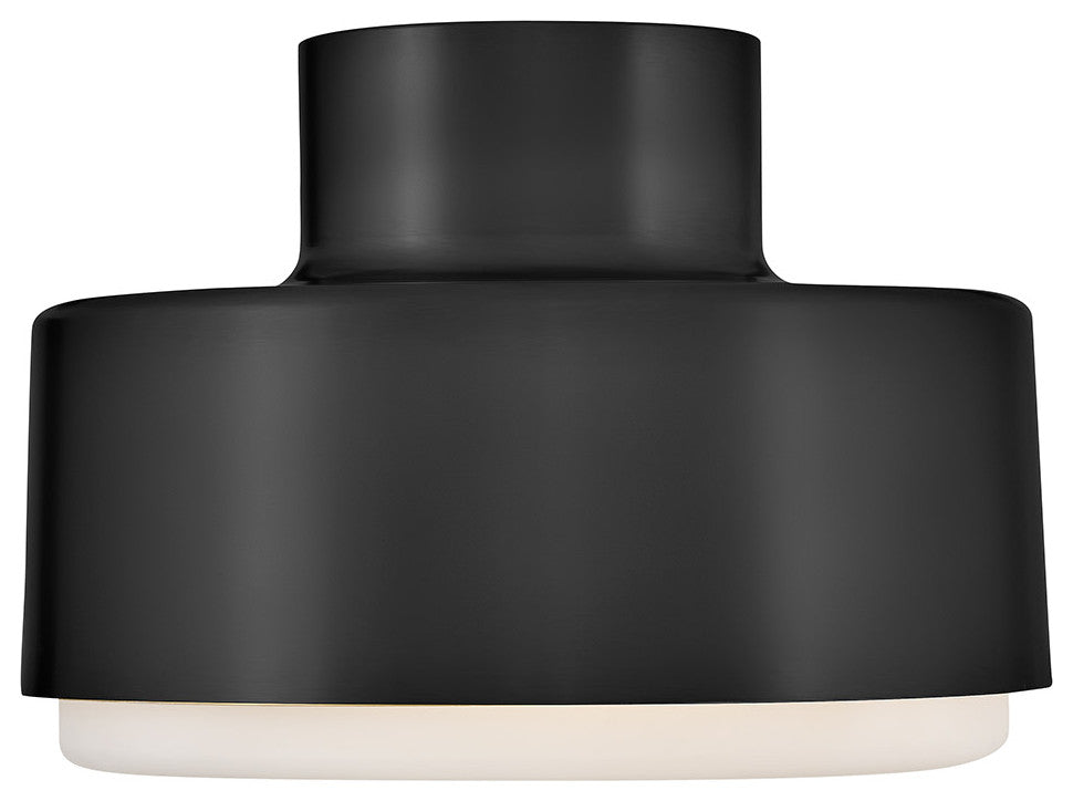 Hinkley Cedric Small Semi-Flush Mount, Black