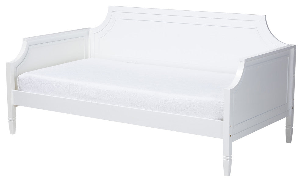 Mariana Classic and Traditional White Finished Wood Full Size Daybed