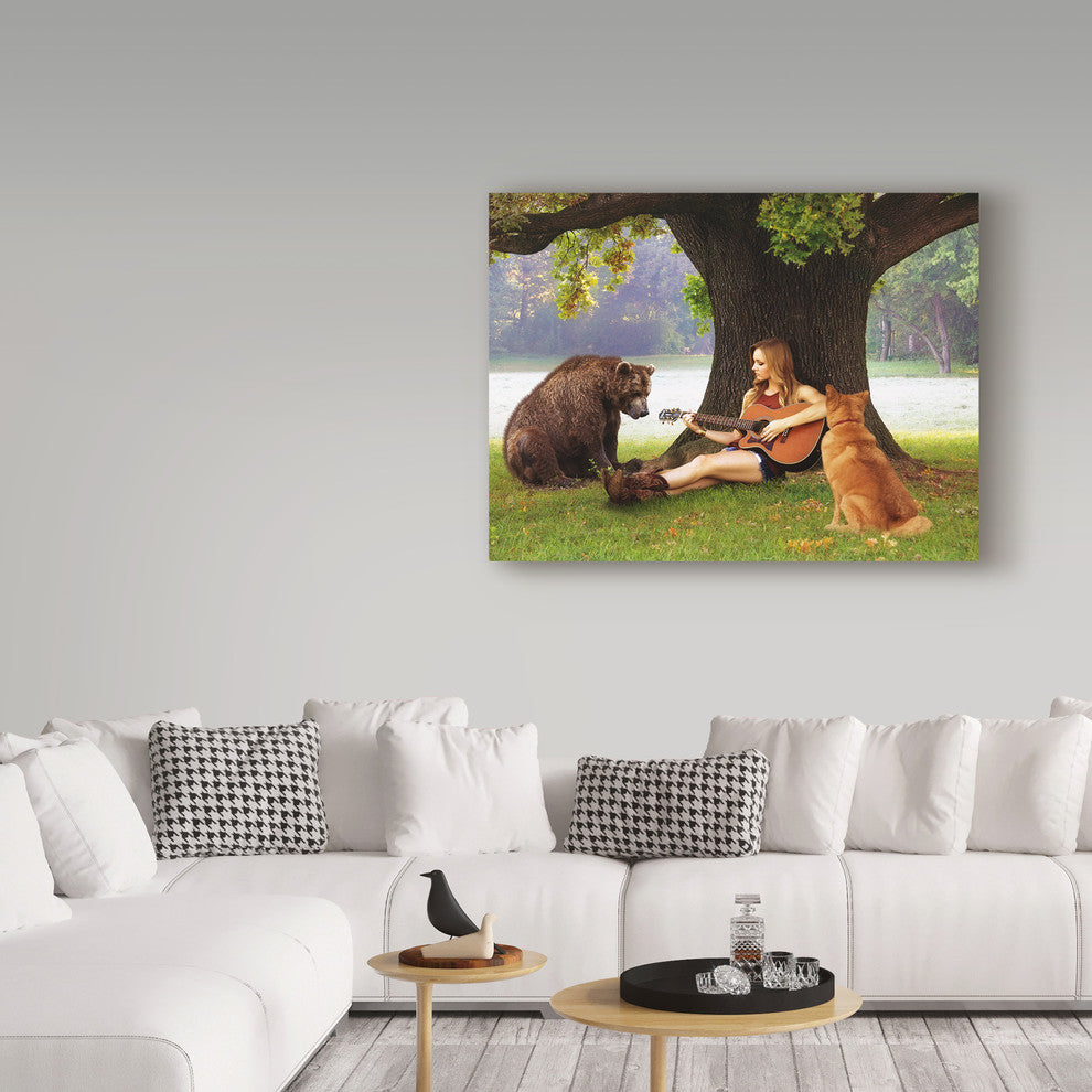 "Play For Us" by Ata Alishahi, Canvas Art, 19"x14"