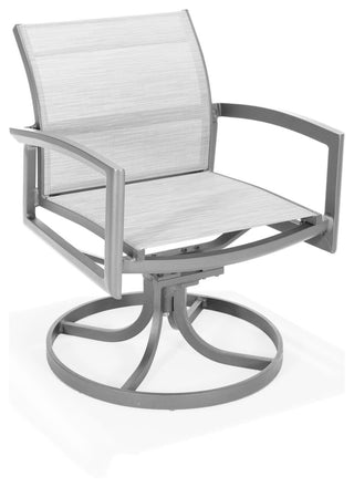 Whitlock Sling Swivel Rocker Dining Chair