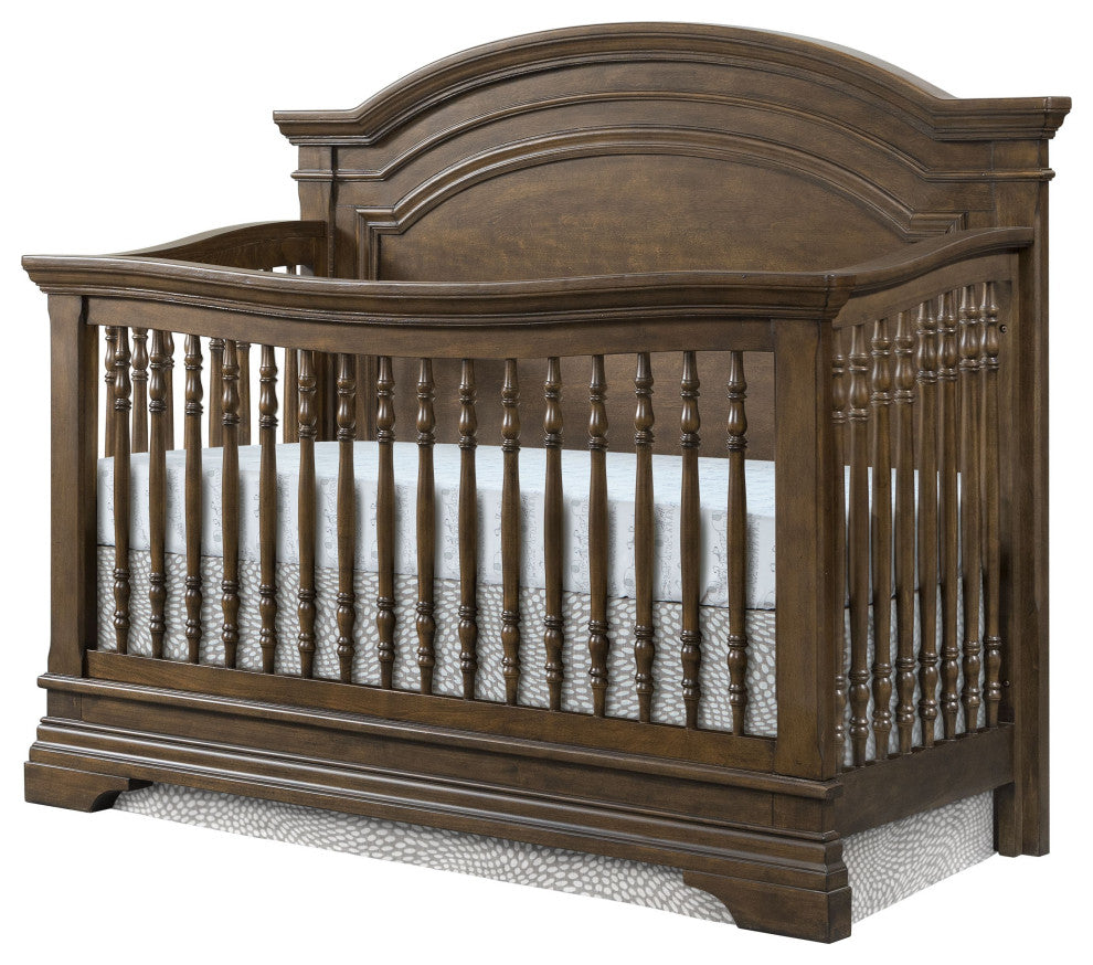 Olivia 60"W Wood Convertible Crib, Rosewood